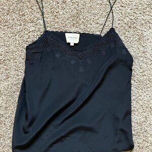 Sezane Palma Top in Black Size 32